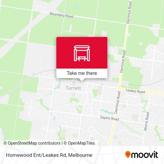 Homewood Ent/Leakes Rd map