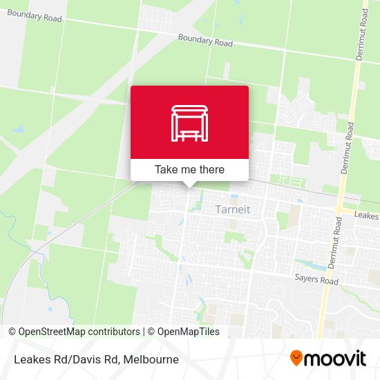 Leakes Rd/Davis Rd map
