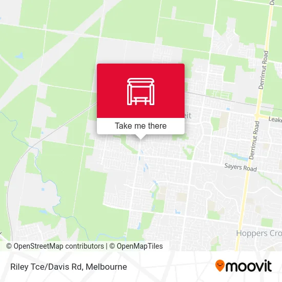 Mapa Riley Tce/Davis Rd