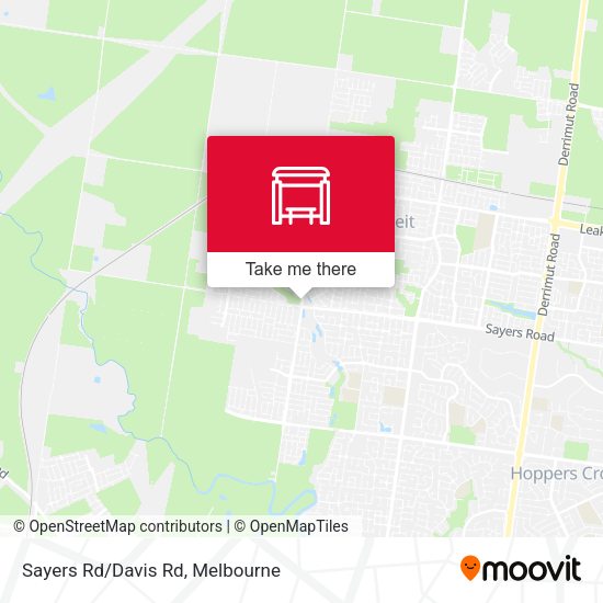 Sayers Rd/Davis Rd map