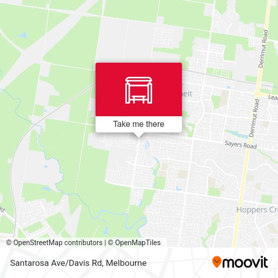 Santarosa Ave/Davis Rd map