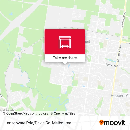 Lansdowne Pde/Davis Rd map