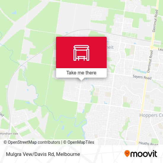 Mulgra Vew/Davis Rd map