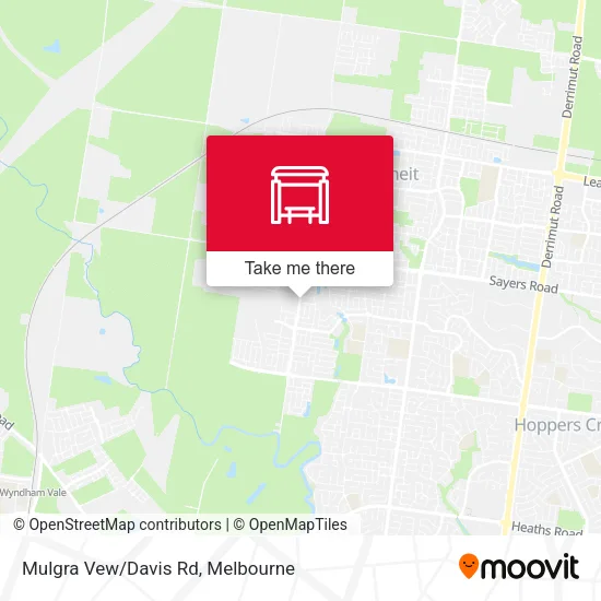 Mapa Mulgra Vew/Davis Rd