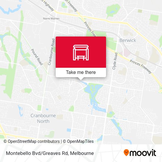 Montebello Bvd/Greaves Rd map