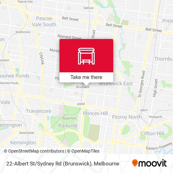 22-Albert St / Sydney Rd (Brunswick) map