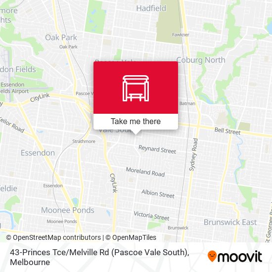 43-Princes Tce / Melville Rd (Pascoe Vale South) map