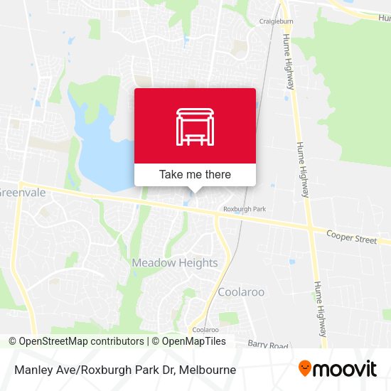 Manley Ave/Roxburgh Park Dr map