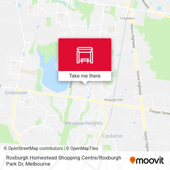 Roxburgh Homestead Shopping Centre / Roxburgh Park Dr map