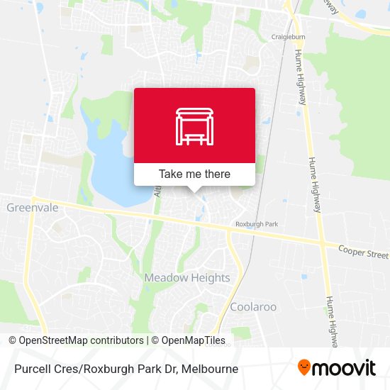 Purcell Cres/Roxburgh Park Dr map