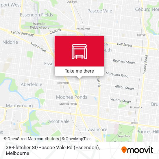 38-Fletcher St / Pascoe Vale Rd (Essendon) map