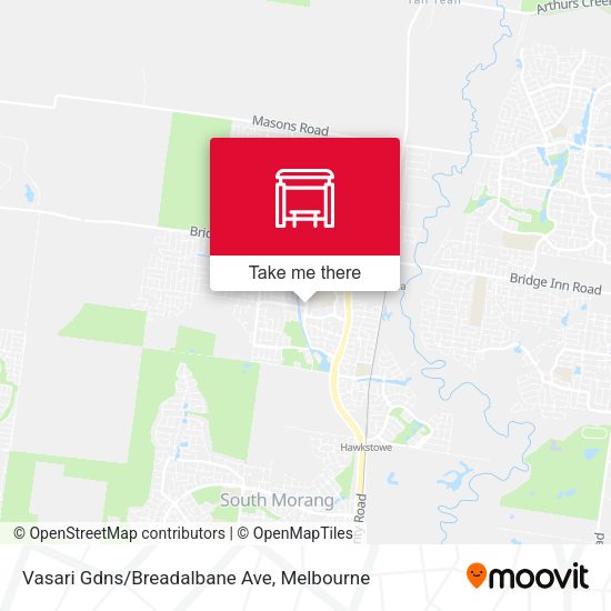 Vasari Gdns/Breadalbane Ave map