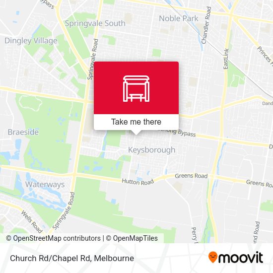 Church Rd/Chapel Rd map