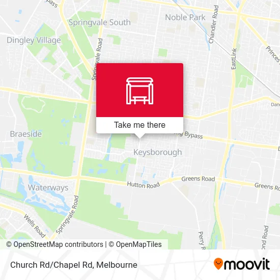 Mapa Church Rd/Chapel Rd