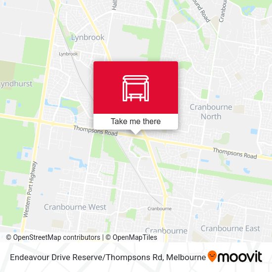 Endeavour Drive Reserve / Thompsons Rd map