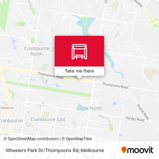 Wheelers Park Dr/Thompsons Rd map