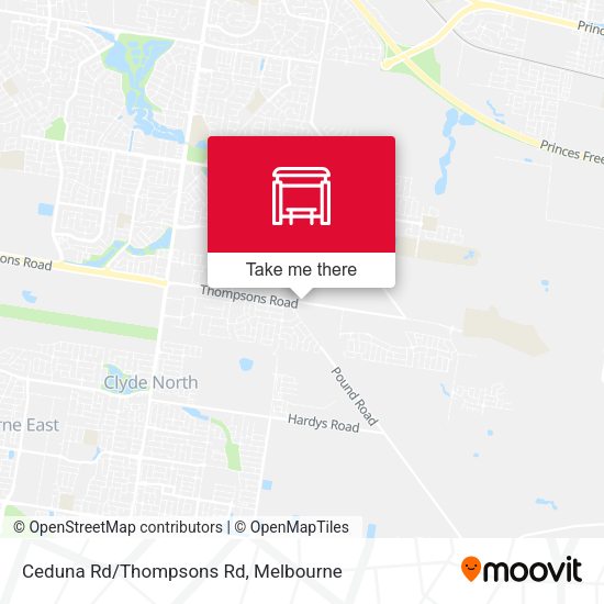 Ceduna Rd/Thompsons Rd map