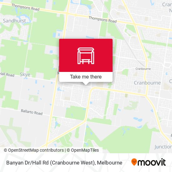 Banyan Dr / Hall Rd (Cranbourne West) map