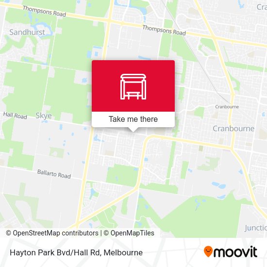 Hayton Park Bvd/Hall Rd map