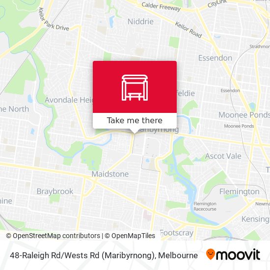 48-Raleigh Rd / Wests Rd (Maribyrnong) map