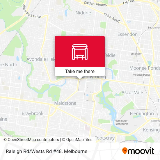 Mapa Raleigh Rd/Wests Rd #48