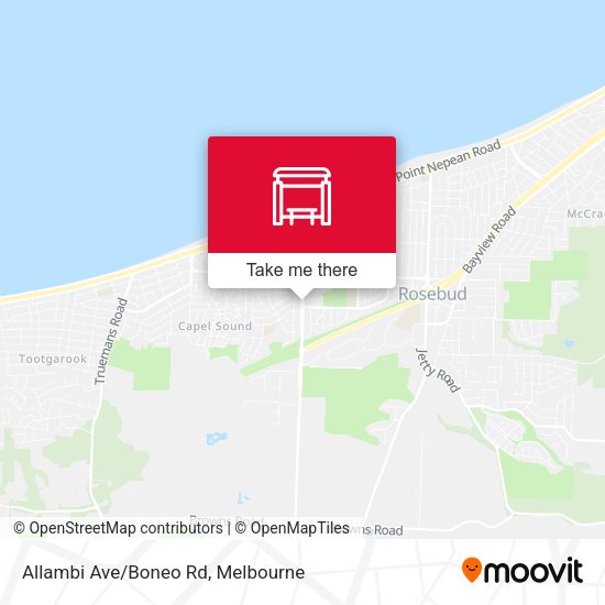 Allambi Ave/Boneo Rd map