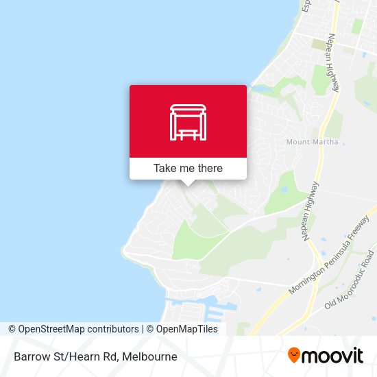Barrow St/Hearn Rd map