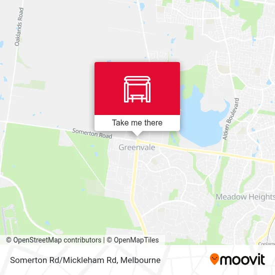 Mapa Somerton Rd/Mickleham Rd