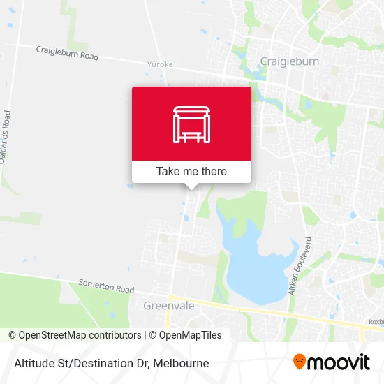 Mapa Altitude St/Destination Dr