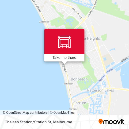 Chelsea Station/Station St map