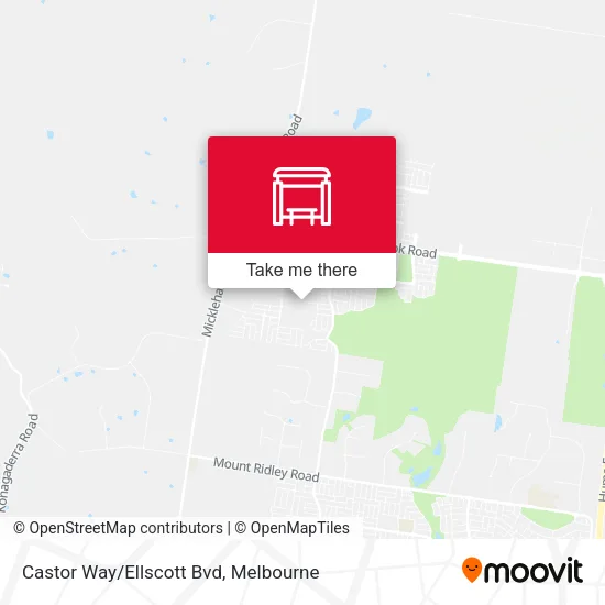 Castor Way/Ellscott Bvd map