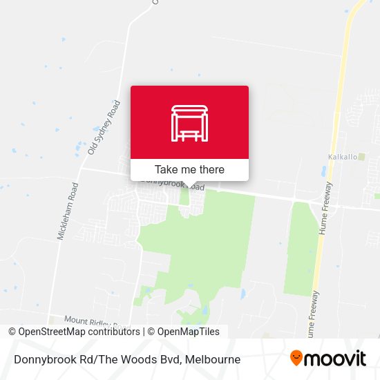 Donnybrook Rd/The Woods Bvd map