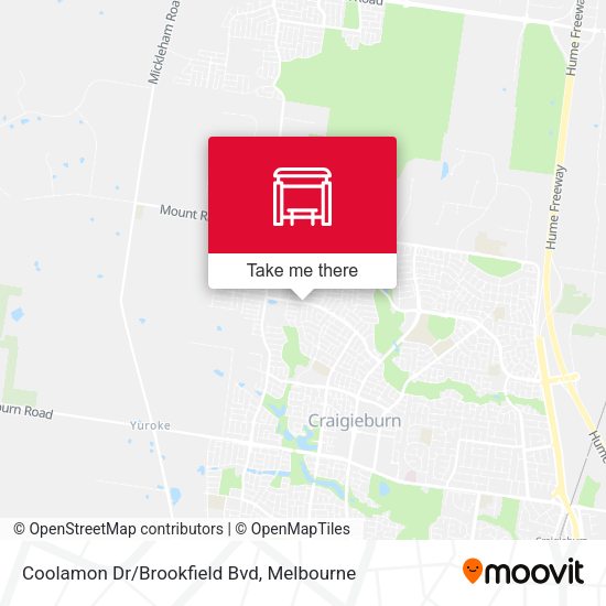 Coolamon Dr/Brookfield Bvd map