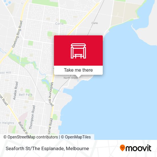 Seaforth St/The Esplanade map