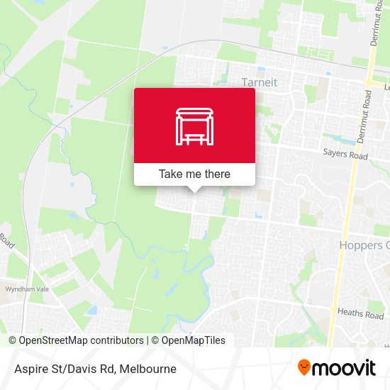 Aspire St/Davis Rd map