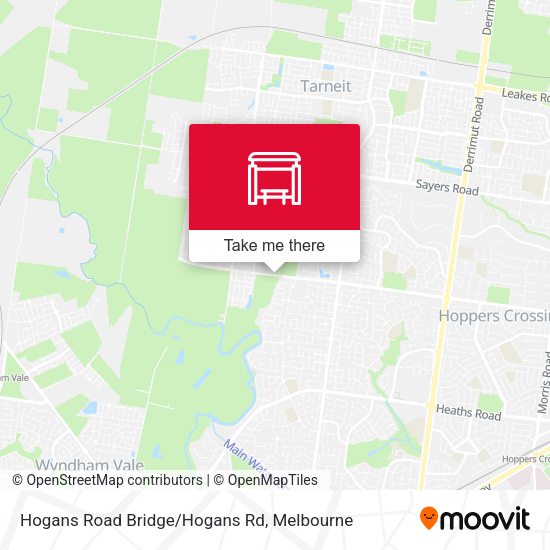 Hogans Road Bridge/Hogans Rd map