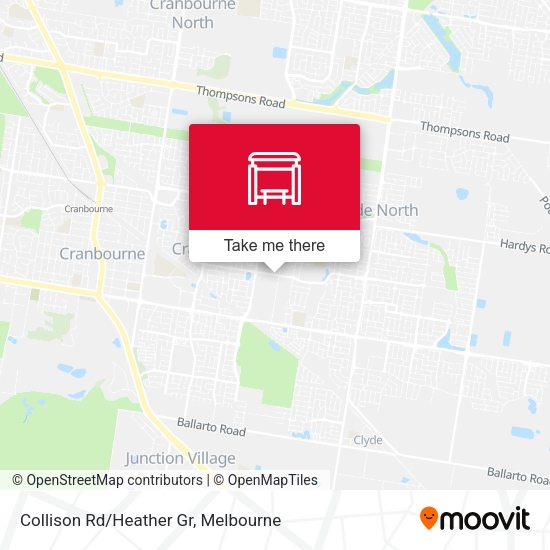 Collison Rd/Heather Gr map