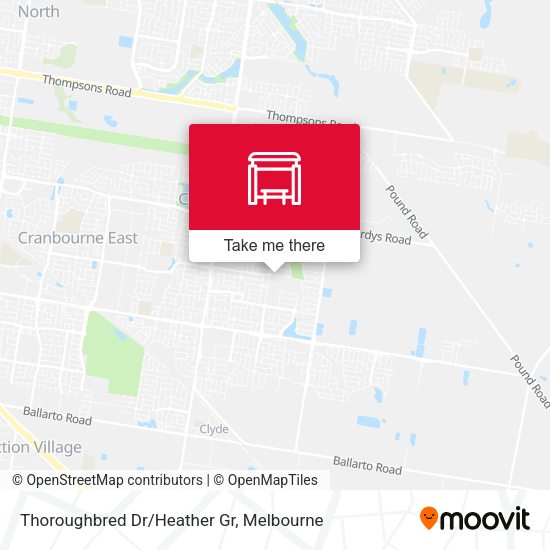 Thoroughbred Dr/Heather Gr map