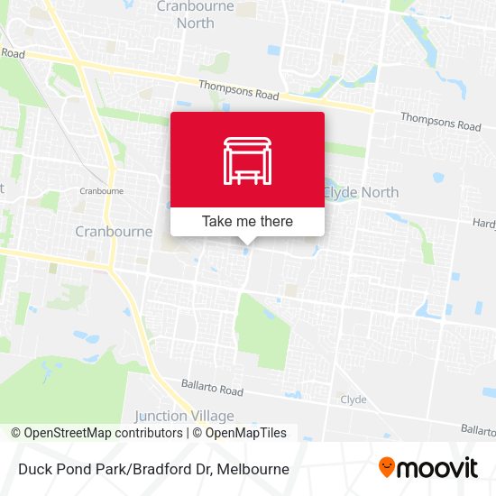 Duck Pond Park/Bradford Dr map