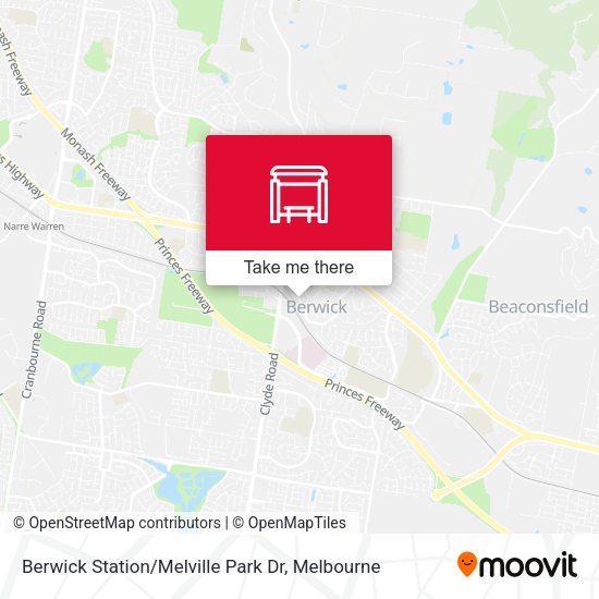 Berwick Station / Melville Park Dr map