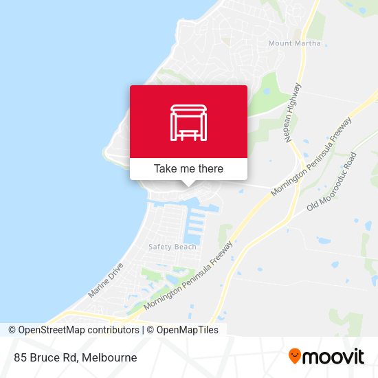 85 Bruce Rd map