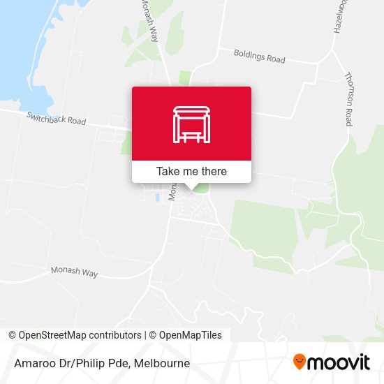 Amaroo Dr/Philip Pde map
