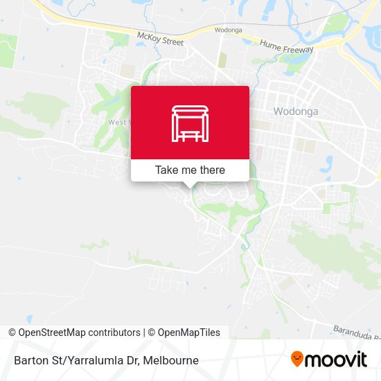 Barton St/Yarralumla Dr map
