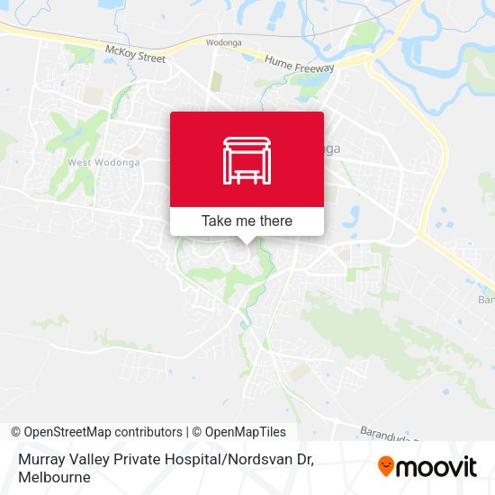 Murray Valley Private Hospital / Nordsvan Dr map