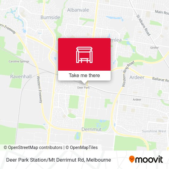 Deer Park Station / Mt Derrimut Rd map