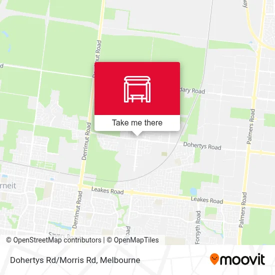 Mapa Dohertys Rd/Morris Rd