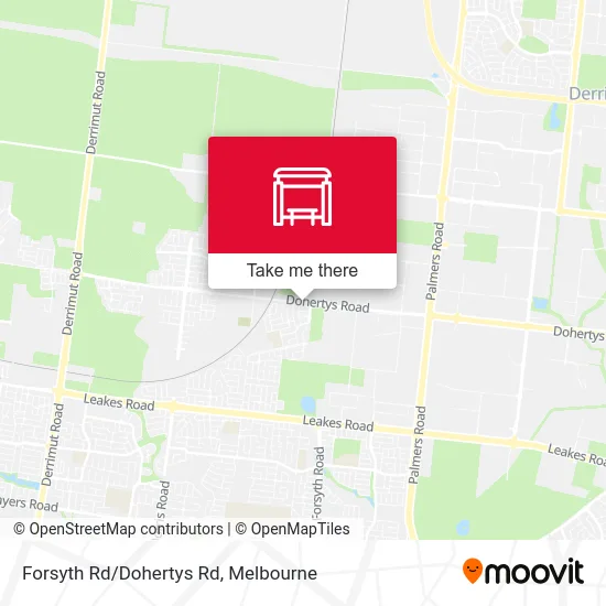 Mapa Forsyth Rd/Dohertys Rd