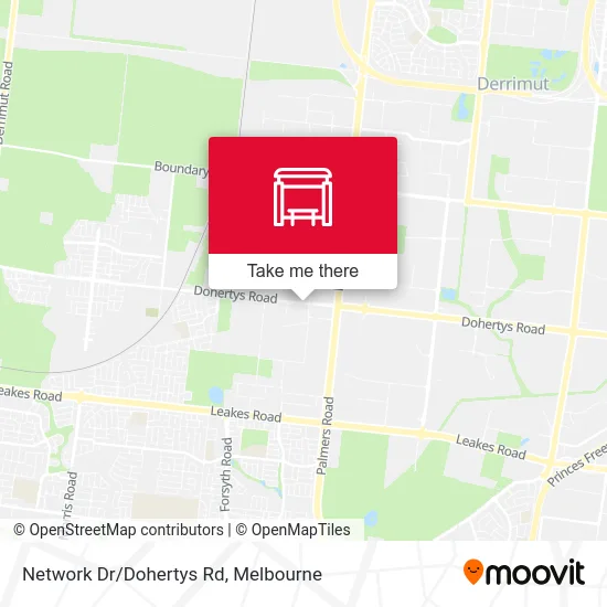 Mapa Network Dr/Dohertys Rd