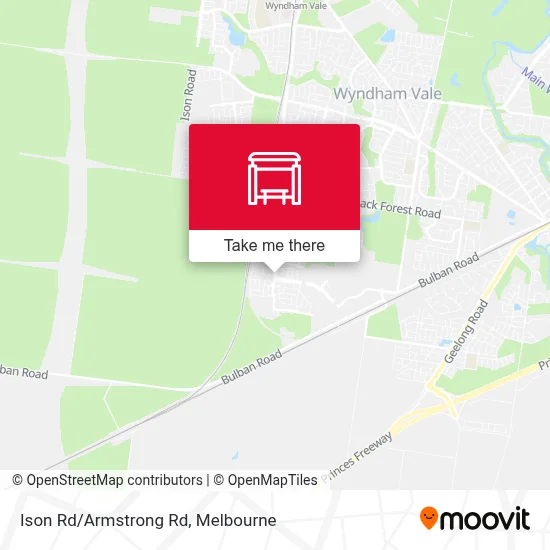 Mapa Ison Rd/Armstrong Rd