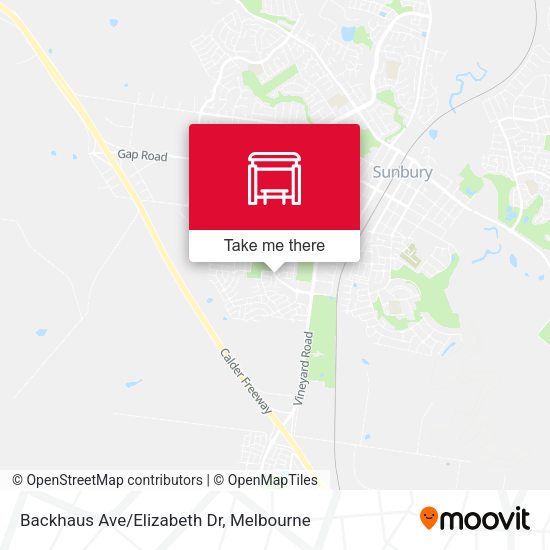 Backhaus Ave/Elizabeth Dr map